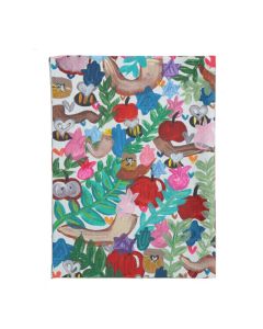 Everything Rosh Hashanah Kitchen Tea Towel by Arielle Zorger