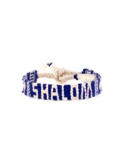 Fair Trade Knit Shalom Friendship Bracelet by Mayan Hands