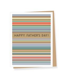 Father's Day Notecard: Modern Stripes