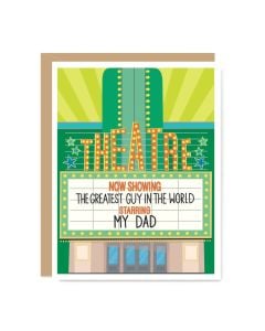 Father's Day Notecard: Theater