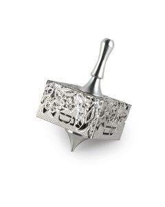 Floral Dreidel by Metalace Art