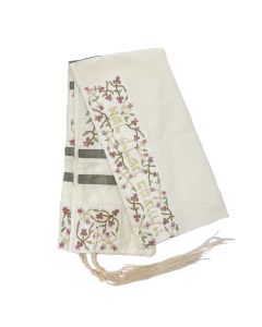 Floral Embroidery Tallis Set