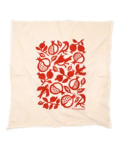 Flour Sack Dish Towel by Kei & Molly Textiles: Pomegranates