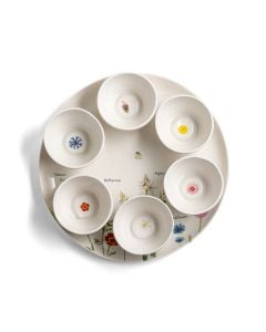 Flowers of Israel Seder Plate by The Israel Museum