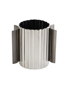 Fluted Stainless Steel Washing Cup