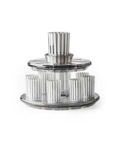 Fountain Kiddush Cup by Apeloig: Smoke and White