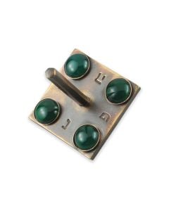 Four Stones Dreidel by Works & Crafts: Green
