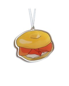 "Foxy Loxy" Bagel Ornament by Drawn Goods