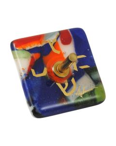 Fused Glass Dreidel by Gary Rosenthal