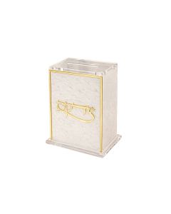 Golden-Pearl Tzedakah Box