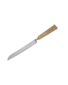 Golden Waves Challah Knife