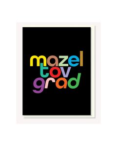 Graduation Notecard: Mazel Tov