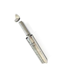 Hammered Sterling Mezuzah by Avi Nadav