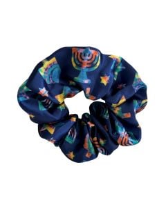 Hanukkah Tie-Dye Scrunchie