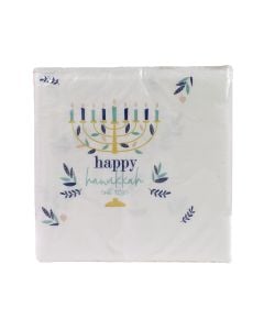 "Happy Hanukkah" Cocktail Napkin Pack