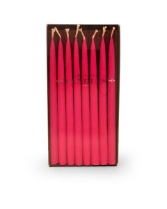 Hot Pink Hanukkah Candles by Creative Candles for the Jewish Museum Shop