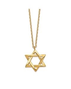 Interlaced Star of David Necklace by Koch La Ni