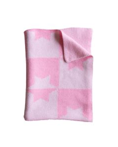 Jewish Heritage Baby Blanket by Adara Rituals: Pink