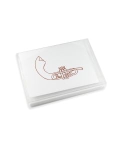 Jewish Museum Boxed Rosh Hashanah Cards: Jazzy Shofar by Mark Podwal