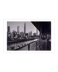 Jewish Museum Postcard: New York-Me and the Elevated by Ilse Bing