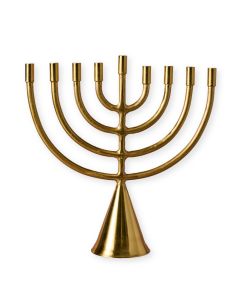Jyoti Brass Horn Menorah