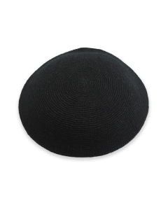 Black Knit Kippah