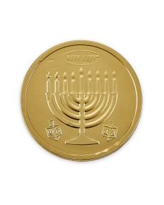 Large 3" Milk Chocolate Gelt Medallion