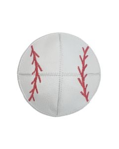 Leather Baseball Kippah