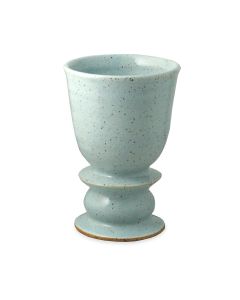 Light Blue Speckled Kiddush Cup by RachaelPots