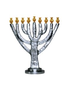 "Lights for Peace" (1996) Menorah by Oded Halahmy