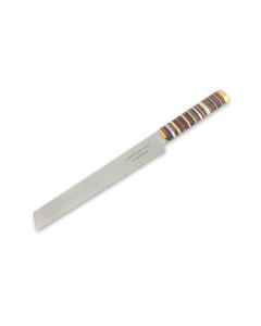 Limited Edition Striped Challah Knife by Florentine Kitchen Knives for the Jewish Museum