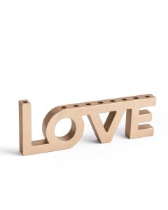 Love Menorah by the Israel Museum: Champagne