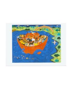 Mazel Tov Notecard Noah's Ark by Zeldis