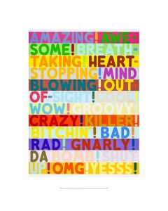 Mel Bochner "Amazing (2010)" Art Print
