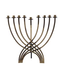 Brass Menorah by Ludwig Wolpert