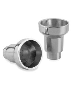 Menorah Candle Drip Cups: Chrome