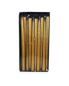 Metallic Roman Bronze Hanukkah Candles by Creative Candles for the Jewish Museum Shop