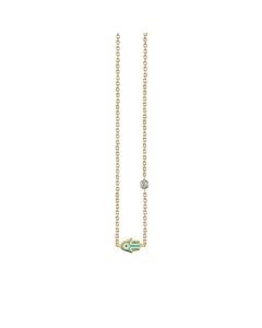 Mini Enameled Hamsa Necklace by Sydney Evan