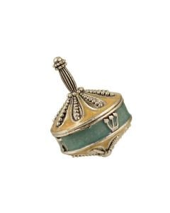 Mini Round Enamel Dreidel