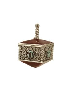 Mini Square Enamel Dreidel