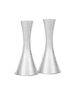 Modern Hammered Candlesticks