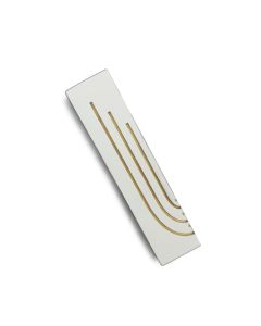 Modern White Concrete Mezuzah