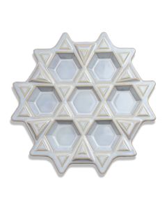 Moonstone Seder Plate by Feldi Studios
