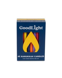 Natural Rainbow Hanukkah Candles by Goodlight
