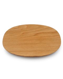 Oak Oval Challah Board by Ceremonials
