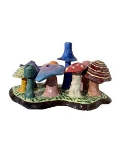 One-of-a-Kind Mushroom Menorah by Ben Wolf Noam