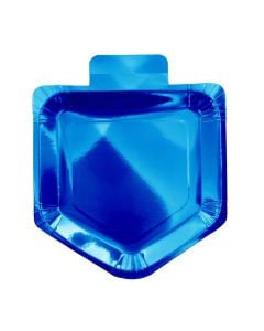 Pack of 10 Blue Dreidel Paper Plates