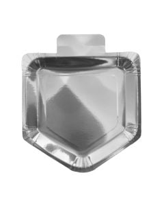 Pack of 10 Silver Dreidel Paper Plates