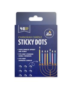 Pack of Sticky Dots for Hanukkah Candles