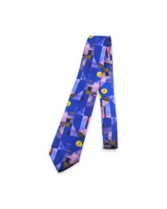 Paul Klee: Moonshine Silk Tie by Fox & Chave